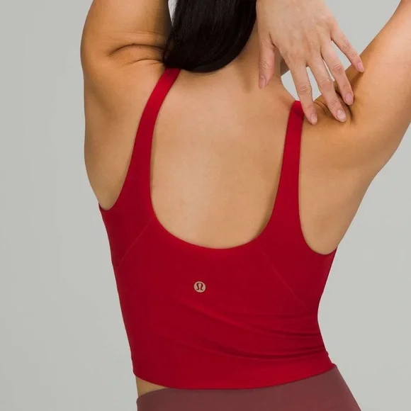 NWT Lululemon Lunar New Year Align Tank Top Dark Red Size 4 - Picture 3 of 8